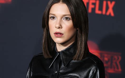 millie bobby brown big boobs|Stranger Things’ Millie Bobby Brown ditches bra in teeny see。